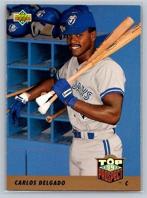 1993 Upper Deck Gold Hologram Carlos Delgado #425 Toronto Blue Jays