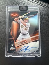 2026 Topps Chrome Black Colby Thomas Auto RC Orange Refractor #/25 Athletics