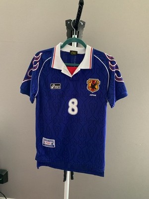 Vintage 1998 Japan National Team Asics Nakata #8 Soccer Jersey