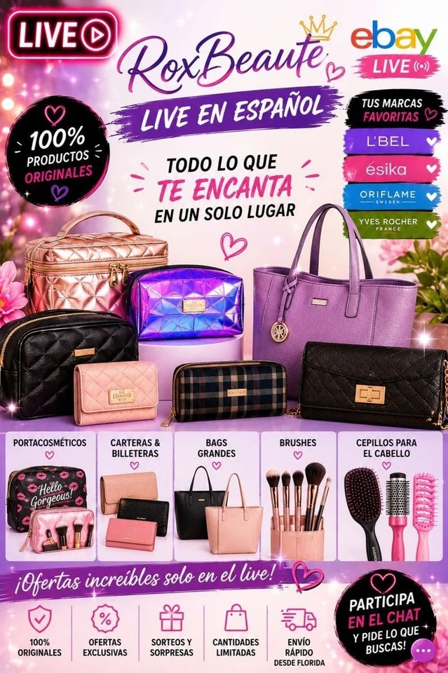 🌸 RoxBeaute | Ramdom items Beauty&more- Súper Ofertas LIVE BILINGUE