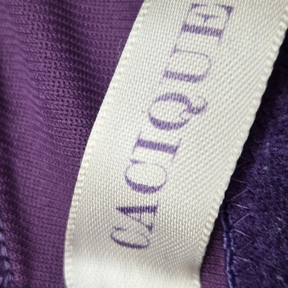 Sutiã feminino Cacique 40DD roxo camiseta underwired laço ajustável - Imagem 3 de 4