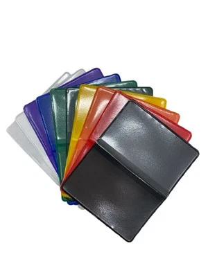 LANSDALE PVC Credit Card Wallet – UK Made – 2 Pocket ID/Oyster Card Holder