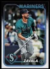 SEBY ZAVALA 2024 TOPPS UPDATE SEATTLE MARINERS #US180