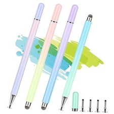 Stylus Pens for Touch Screens, 4 Pcs High Precision Disc Stylus with Gradient