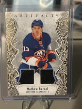 2025-26 Artifacts Hockey Mathew Barzal Gold Material /199 Islanders