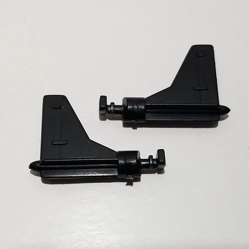 GI Joe Cobra Serpentor Air Chariot Stabilizer Fin Set of 2 Wing Part ARAH 1986