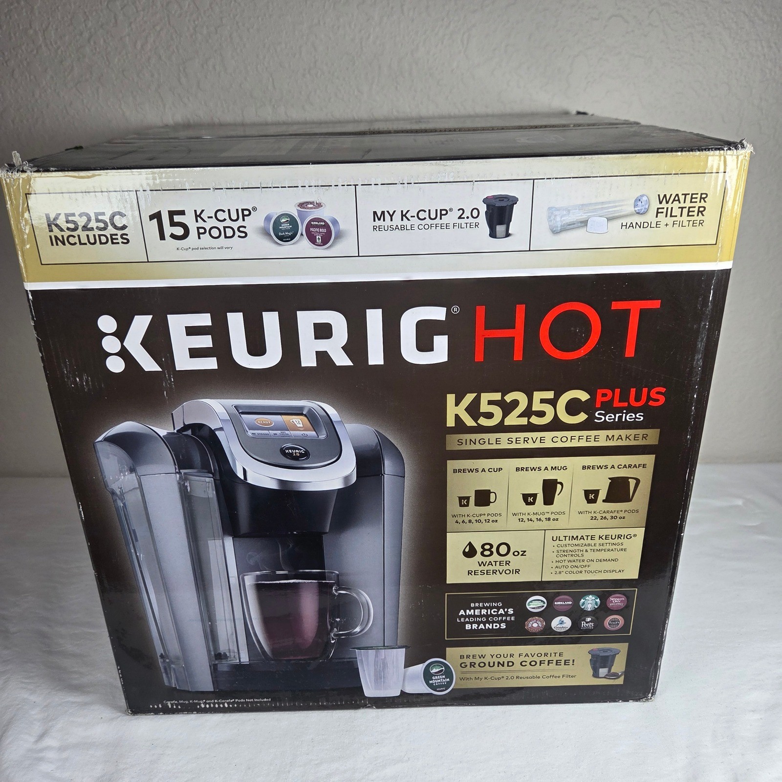 Single Serve 80oz Reservoir Black New