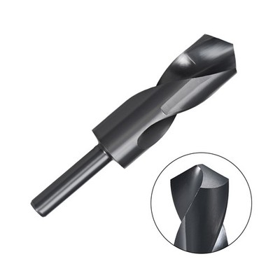 30mm Reduced Shank Drill Bit with 1/2'' Straight Shank HSS 6542 Black Oxide