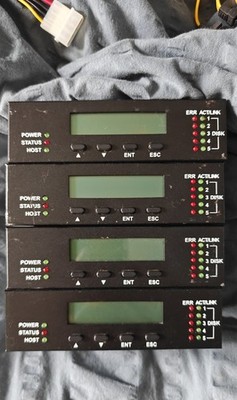 4x SPM394 - One to Five SATA Port Multiplier RAID Controllers with LCD Module