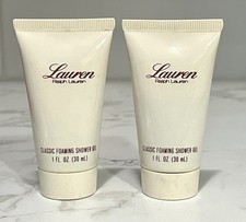 2X Ralph Lauren LAUREN Classic Foaming Shower Gel - 1 oz, 30 ml m.25V4