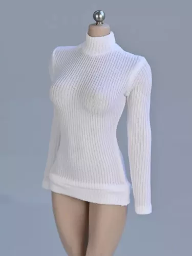 Maßstab 1/12 Stretch Pullover Shirt Kleidung für 6" weibliche Actionfigur Zubehör - Bild 15 von 25