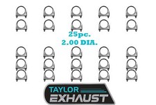 2 U-bolt Exhaust Clamp Heavy Duty Box Of 25 Saddle Style M200 35408 33200 2 U-bolt Exhaust Clamp Heavy Duty Box Of 25 Saddle Style M200 35408 33200