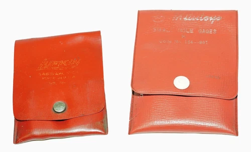 Mitutoyo 154-901 and Lufkin 78-S Small Hole Gage Set - Hole Measuring, 8 Pcs