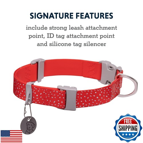 Ruffwear, Collier pour chien Confluence, imperméable et résistant aux puants, sumac rouge, 1 - Photo 5/5