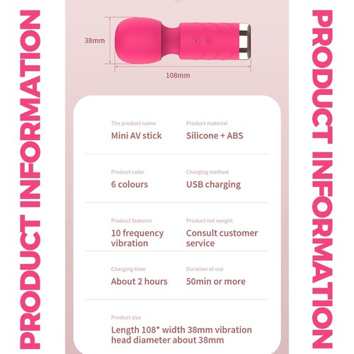 10 Geschwindigkeiten-Vibration-Mini-Vibrator-Leistungsstarkes Massagegerät-Wasserdicht Frauen Geschenk stumm - Bild 13 von 19