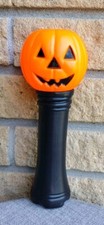 VTG Halloween Blow Mold Blinky Lite Light Jack o Lantern Pumpkin Flashlight WORK