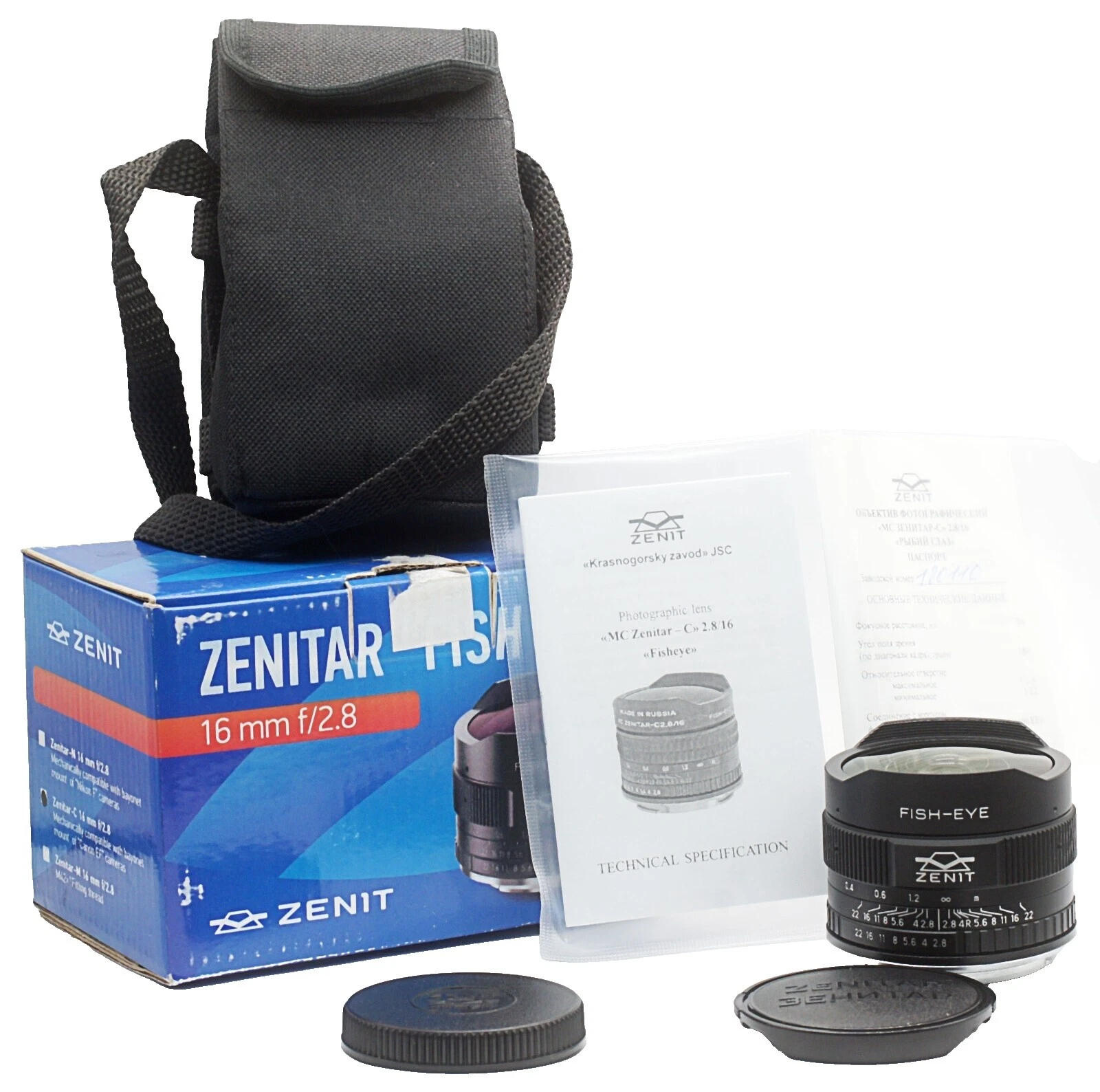 Zenitar Fisheye Camera Lenses for Nikon