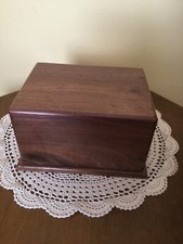 Walnut wood Cremation Urn Adult USA Made