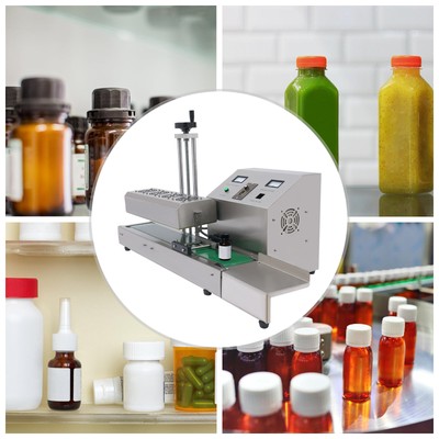 Induction Sealer Continuous Bottle Cap Sealing Machine Air-cooling 10-30 Pcs/Min