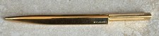 Penna a sfera Bvlgari eccentrica placca oro circa anni 80 vintage Bulgari