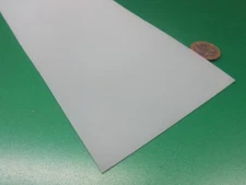 Hdpe White Bar 1/32" (.031") Thick x 4.00" Wide x 36" Long, 4 Pcs, 12 Ft Total