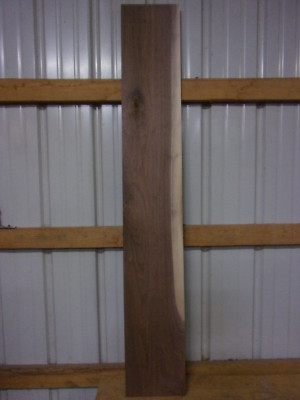 1 PC WALNUT BOARD KILN DRIED LUMBER WOOD LOT 971V  60 1/4''X 9''X 7/8'' FLAT