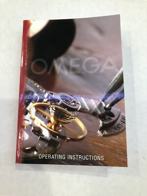 Omega Operating Instructions Manual Booklet Genuine User Guide
