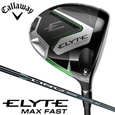 Callaway ELYTE MAX FAST Driver 10.5 RH LIN-Q GREEN 40 graphite Flex Regular New