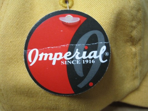 Imperial Hat Mustard Yellow 100% Cotton One Size Fits All #X210B #J67822 - Foto 2 di 4