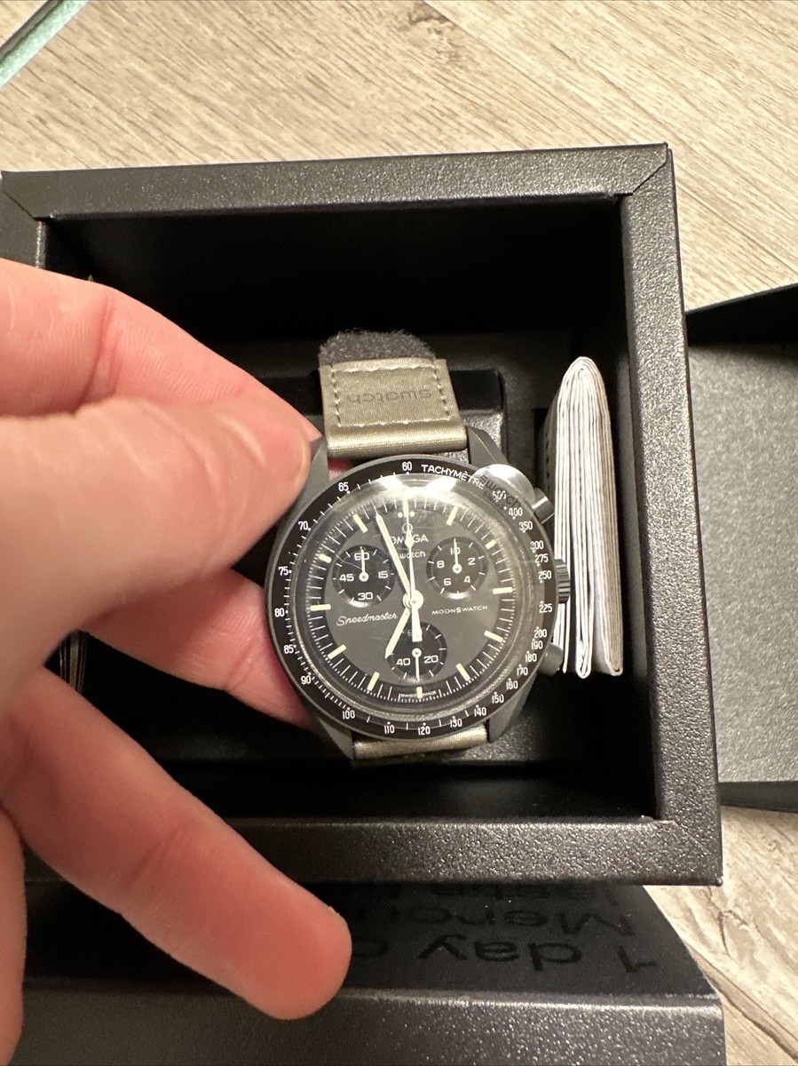 Omega X Swatch Moonswatch Mission To Mercury Watch Authentic Omega X Swatch Moonswatch Mission To Mercury Watch Authentic