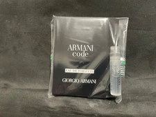 GIORGIO ARMANI “CODE” MENS : EAU DE TOILETTE SAMPLE NEW Vial