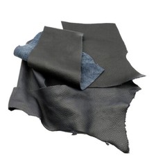 5,00€/kg Schwarz - Anthrazit 1,5 kg Nappaleder Lederreste Paket Leder Verschnitt
