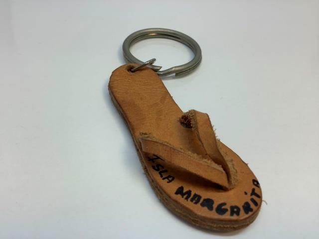Vintage Souvenir Keyring ISLA MARGARITA Keychain VENEZUELA Ancien