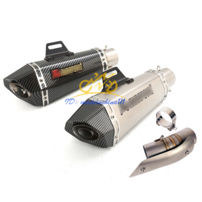For Suzuki GSXR1000 GSXR1000R 2012-2023 Slip on Muffler Exhaust Tips Link Pipe
