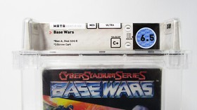 Base Wars WATA Sealed Graded Nintendo NES Baseball Rev-A Like VGA CGC