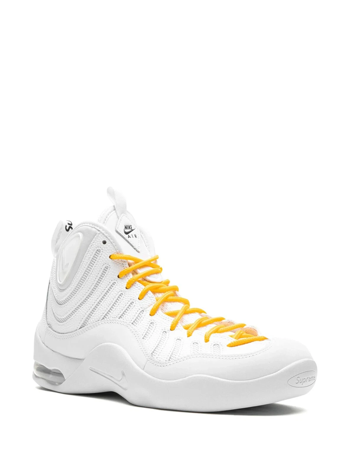 NIKE AIR BAKIN SP, SUPREME, TAILLE UK 7/ROYAUME UNI 8, ORIGINAL, BLANC, AUTHENTIQUE, NEUF