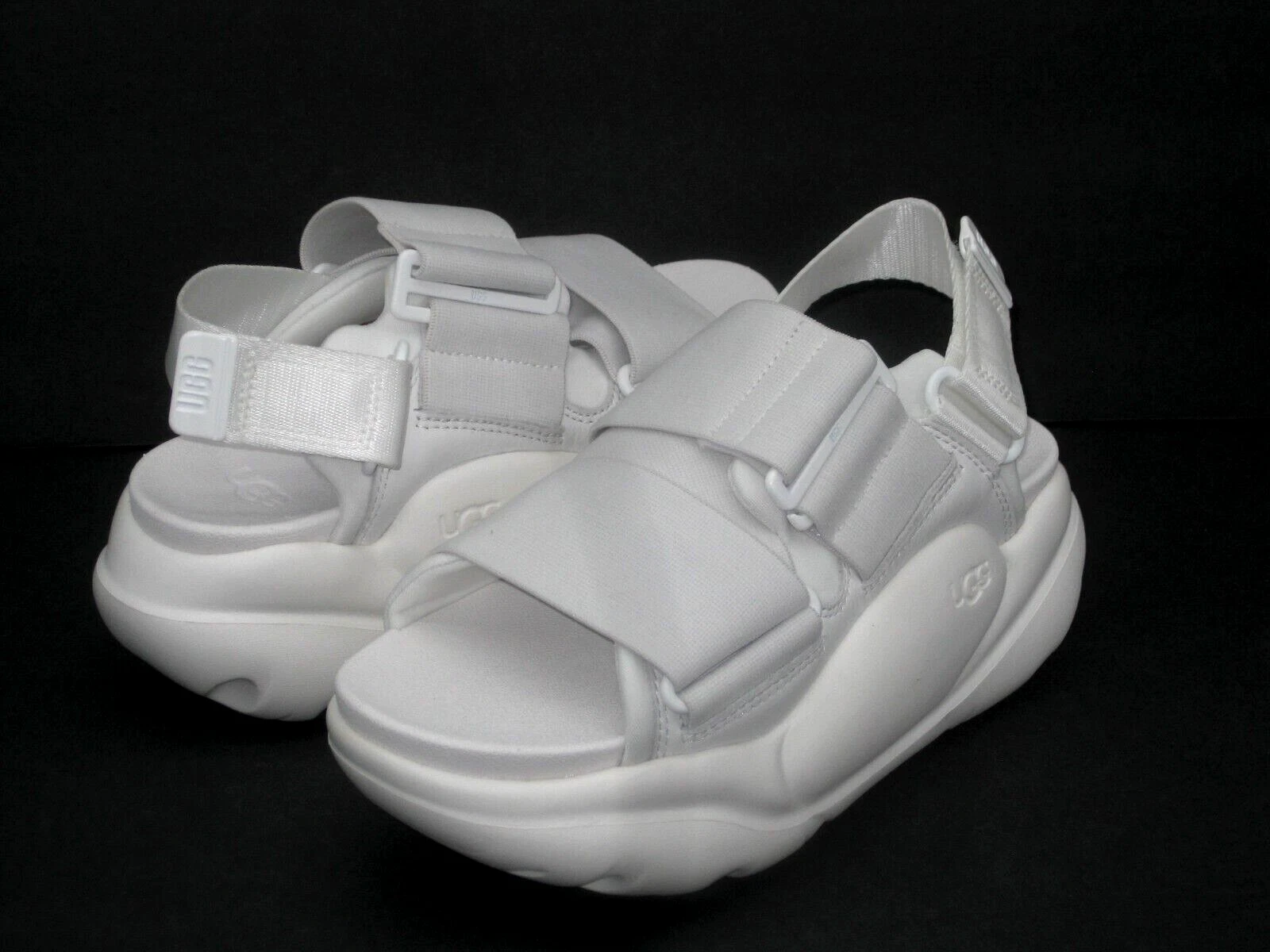 UGG LA STREET WOMEN SANDAL WHITE US 7.5 UK 5.5 EU 38.5