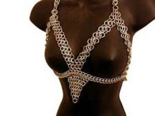 New Medieval Viking Antique Aluminum Chain Mail costume Swimming