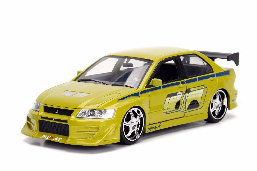DIECAST CAR W/DISPLAY CASE MITSUBISHI LANCER EVOLUTION