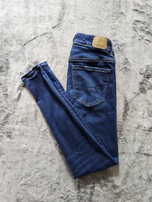 American Eagle Hi Rise Jegging Women's Jeans Size 2 Regular Dark Wash