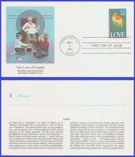 USA4 #2537 U/A FLEETWOOD FDC   Love Birds