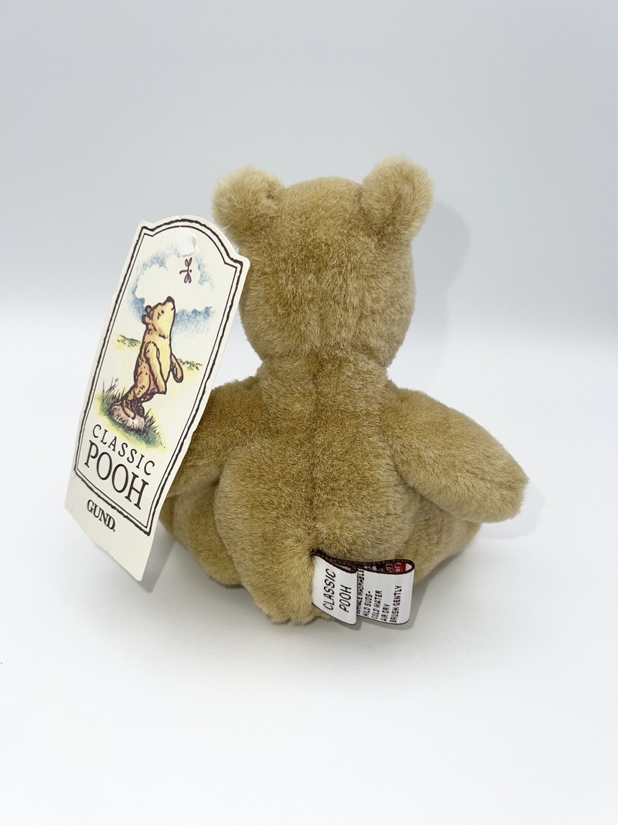 Vintage Gund Disney Classic Winnie The POOH Sitting Bear Plush