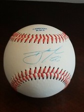 Tj McFarland signed baseball autographed ball auto signature authentic real mlb