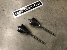 (2) Pearl bass drum rod claw rods claws CHROME YOU GET BOTH!! #LG5