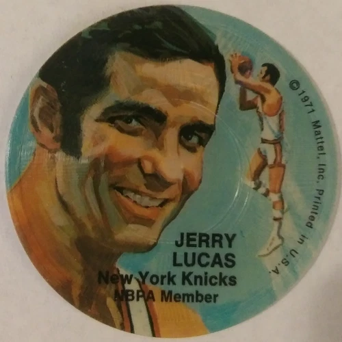 1971 Mattel Instant Replay JERRY LUCAS Double-Sided Mini Record - UNPLAYED