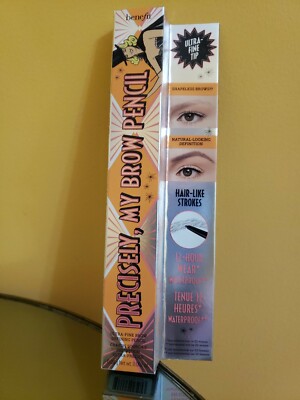 Benefit Precisely, My Brow Pencil No. 3 Warm Light Brown Full Size 0.002oz New