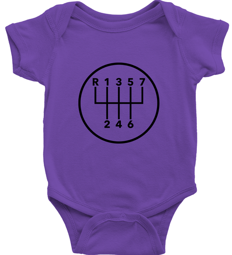 7 Speed Manual Transmission Gears Toddler Kids Tee Youth T-Shirt Baby Bodysuit - Picture 20 of 32