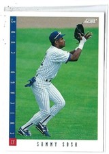1993 Score Sammy Sosa -Chicago Cubs