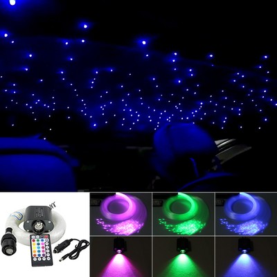 16w Car Use Rgbw Music Fiber Optic Star Ceiling Light Kit Mixed