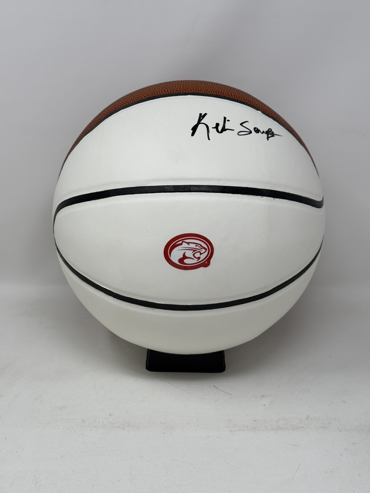 Kelvin Sampson Autographed Signed Houston Cougars FULL SIZE BASKETBALL PSA/DNA COA 